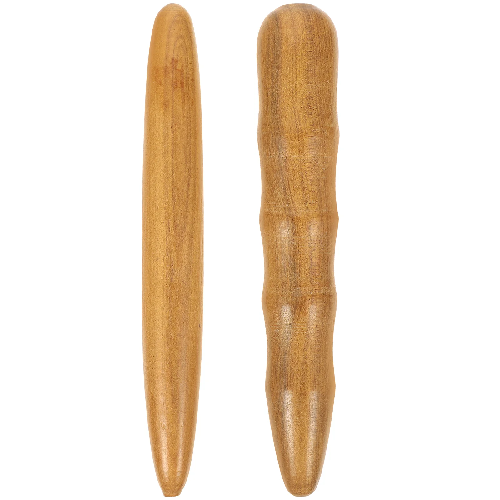 

2Pcs Foot Massage Tools Natural Wood Acupressure Sticks for Handheld Use Relieves Fatigue Improves Circulation Traditional