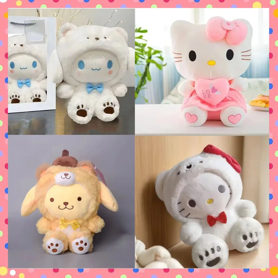 جديد سانريو Kawaii مرحبا كيتي ألعاب من القطيفة وسادة دمية محشوة سينامورول الأطفال بلوشيز ديكور المنزل أفخم دمى عيد الميلاد