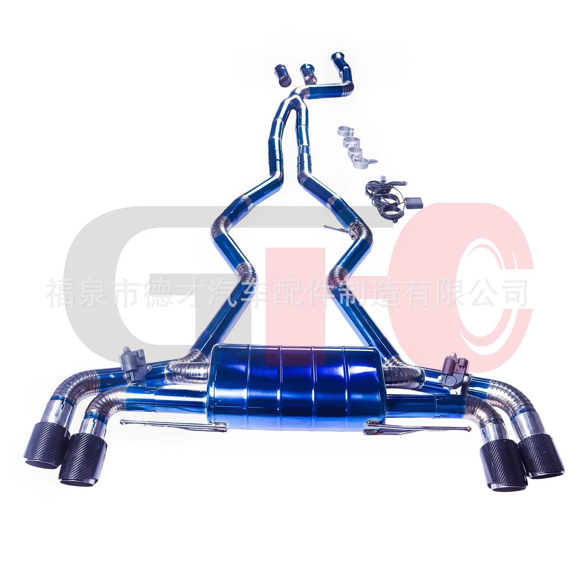 

Suitable for BMW M3401q20 modified titanium alloy mid-tail valve exhaust pipe car sports car sound wave system