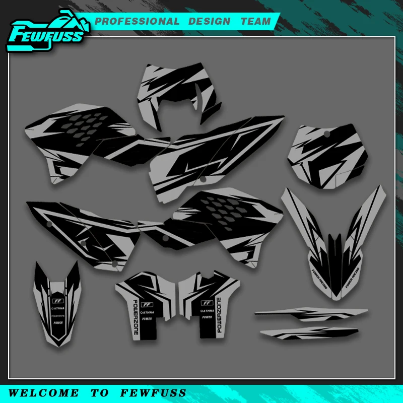 

Fewfuss For KTM SX SXF 2007 2008 2009 2010 EXC EXCF 2008 2009 2010 2011 Motorcycle Graphics Background Decals Stickers Kit