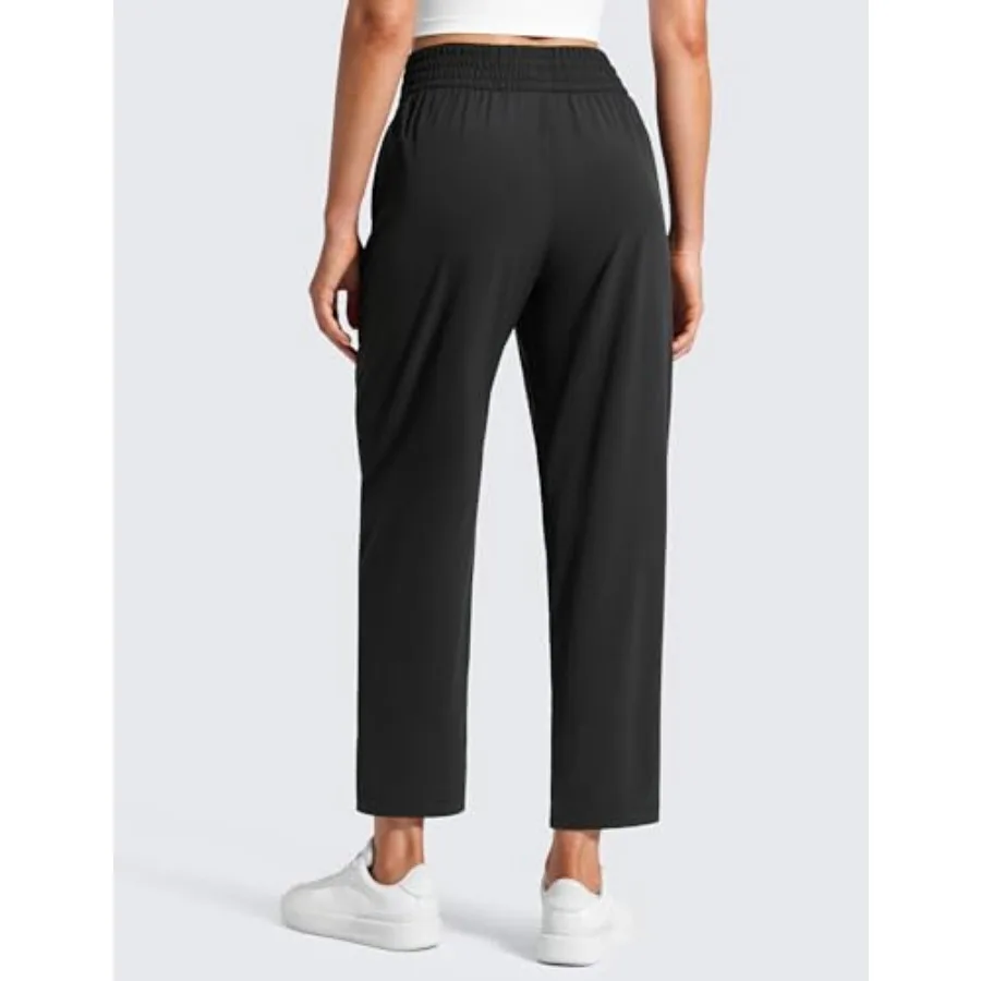 CRZ YOGA Lightweight Drapey Tapered Ankle Pants for Women 27