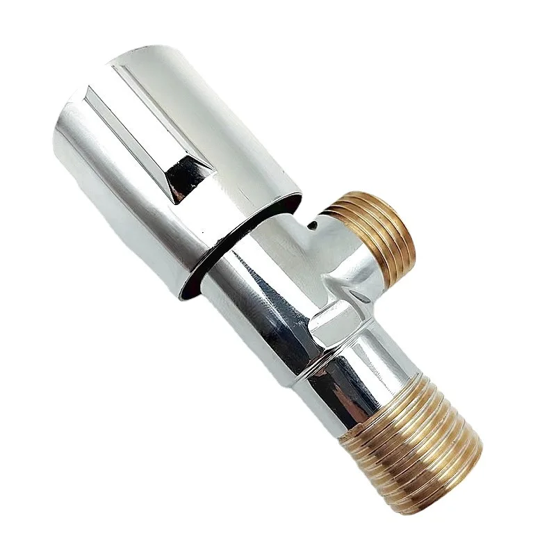 

Electroplated Copper Core Copper Tooth Triangle Valve Toilet Water Heater Wall Copper Tooth Quick-opening Triangle Valve Faucet