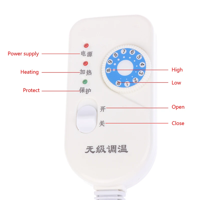 Hot Massage Stone Heater Electric Heating Bag Body SPA Relax Pain Relief Hot Rocks Massage Stones Warmer Heater