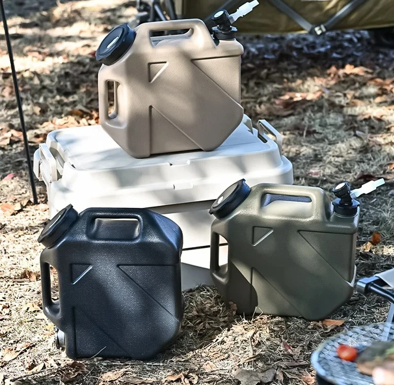 Large Capacity Handheld Drinking Water Container Portable Storage Bucket for Camping Vehicle Outdoor Trip