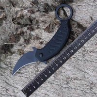 FX826 Pocket Folding Knife D2 Steel Blade Nylon Fiber Handle Camping Outdoor Survival Fishing Hunting EDC Defense Tool