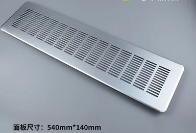 540*140mm Air Hood Exhaust Vent Rectangular Vents Grille Ventilation Hood Closet Shoes Wardrobe Mesh Louver Vent Home Decoration