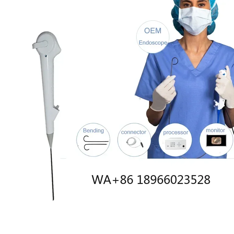 Cystoscope Chip On Tip 275 Degree Bending Disposable Ureteroscope Ureteroscope Urology Endoscope