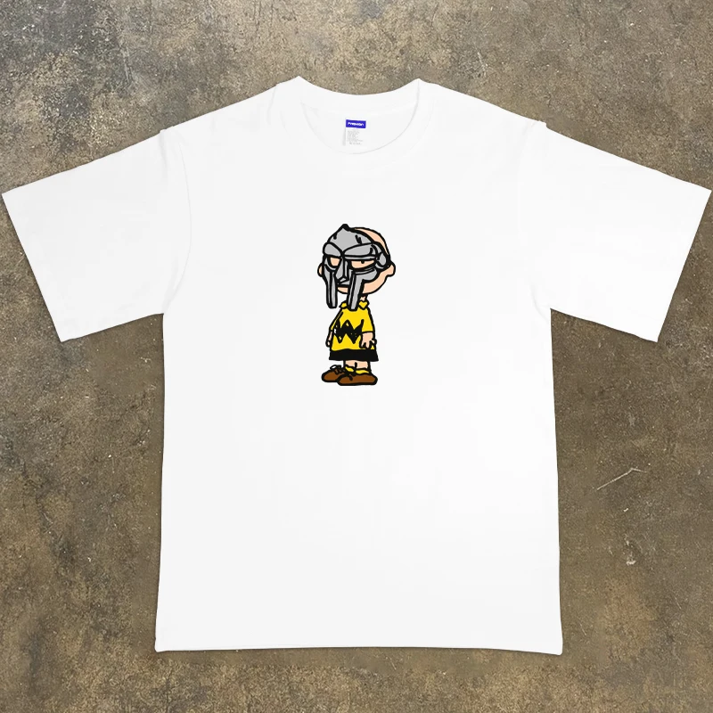 

2025 The Iron-faced Underground Hip-hop Rock Band Presents A Blockbuster Pure Cotton Short-sleeved Aesthetic Clothes Y2k Clothes