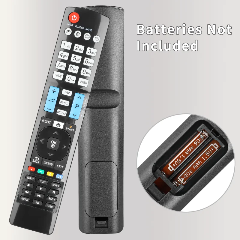 AKB74455401 pour remplacement de télécommande LG, pour LG Smart TV 32LF630V 40LF630 40LF630V 43LF630V 49LF630V 49UF6907 32LF630V-ZA