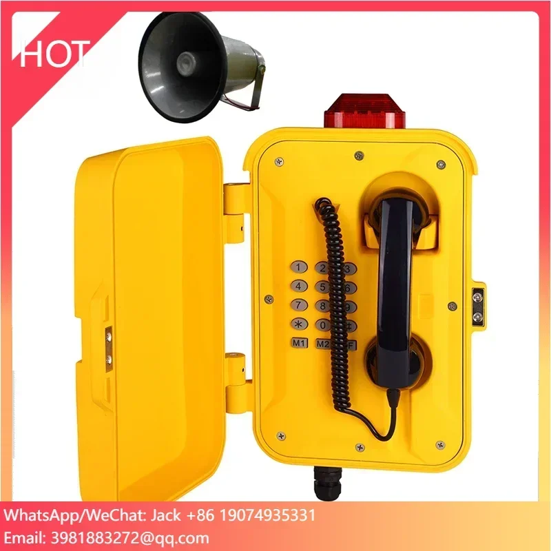 Fast Delivery Analog SOS Emergency Telephones  IP 67 Waterproof phones  Weatherproof SIP phone For Tunnel