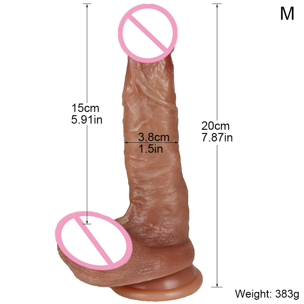 Realistic Makeup Dildo Soft Silicone Big Dick Gag Cock Penis Anal Sex Toys For Women Strapon Lesbian Vagina Orgasm Masturbation