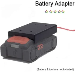 Power Wheels DIY Adapter for HILTI 22V Nuron B22-55 Nuron B22-85 Lithium Battery Connector 14AWG(NO Battery )