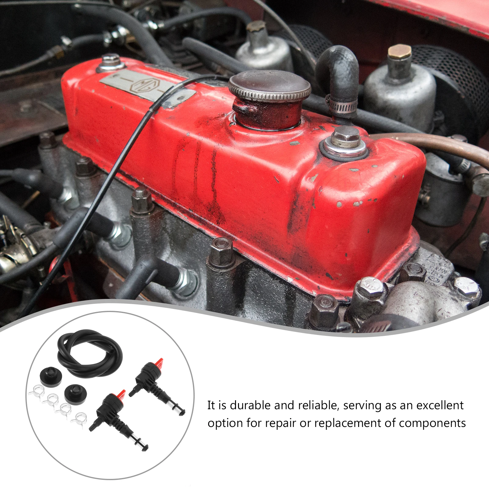 

1 set Fuel Tank Shut off Valve Set Generator Repair Universal 90 Degree Coils Cut Kit Drain Plug Oil Drain Auxiliary Install