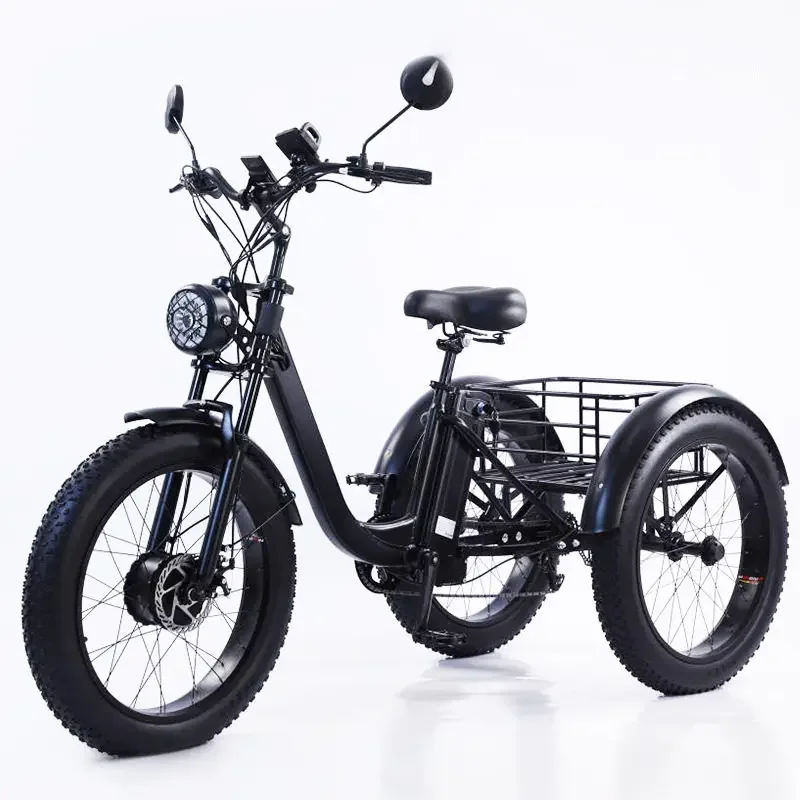 20-24 inch snow land general pedal electric variable speed tricycle, light moped