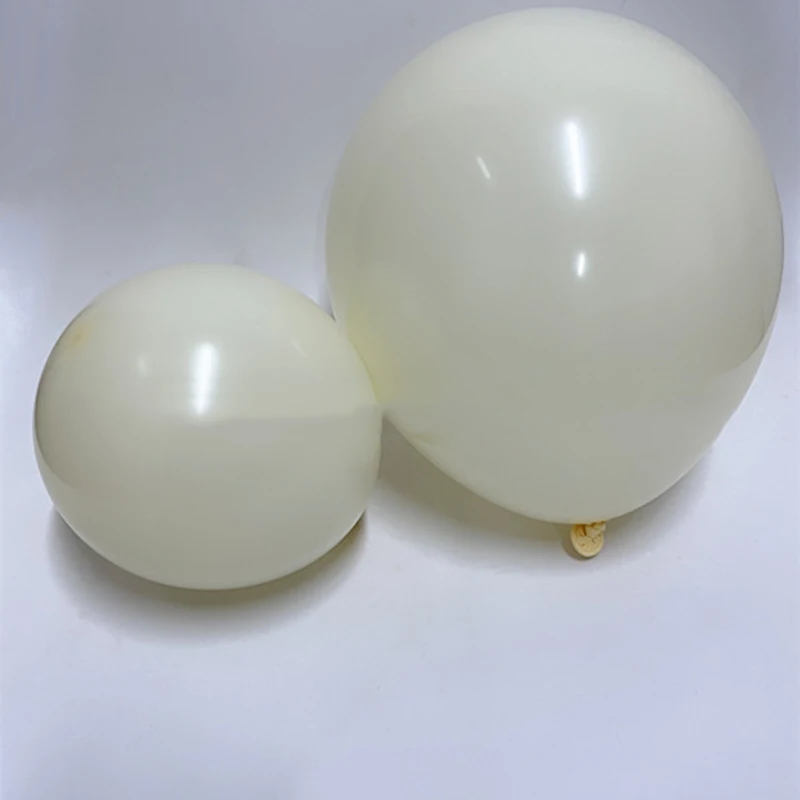 Milky White Matte Balloons, Wedding Decoration, Happy Birthday Party, Baby Shower Globos Toys, Ivory White, 5-18Inch