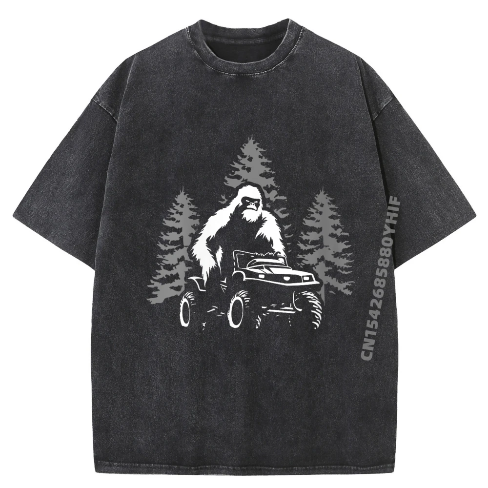 

Offroading Bigfoot Utv Atv Offroad Rock Crawling Overlanding Luxury T Shirt Tshirt Retro Washed Tops & Tees Plus Size
