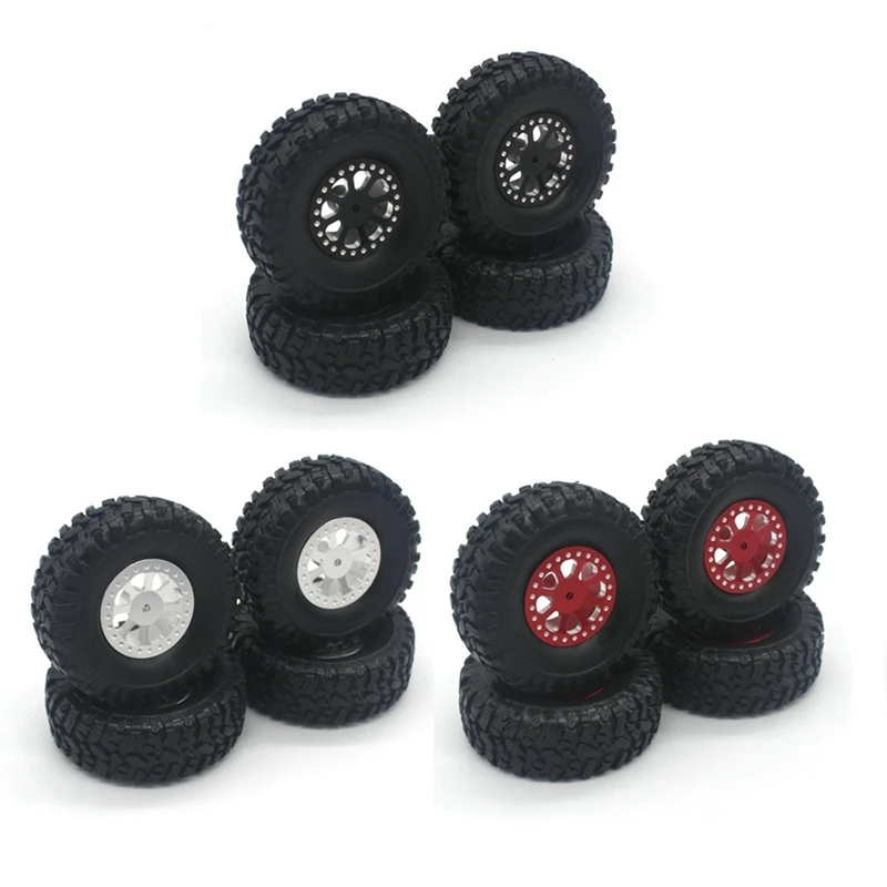 4 Uds 67Mm neumáticos rueda para MN D90 MN98 MN99S MN78 WPL C14 C24 C34 RC piezas de mejora de coche Accesorios