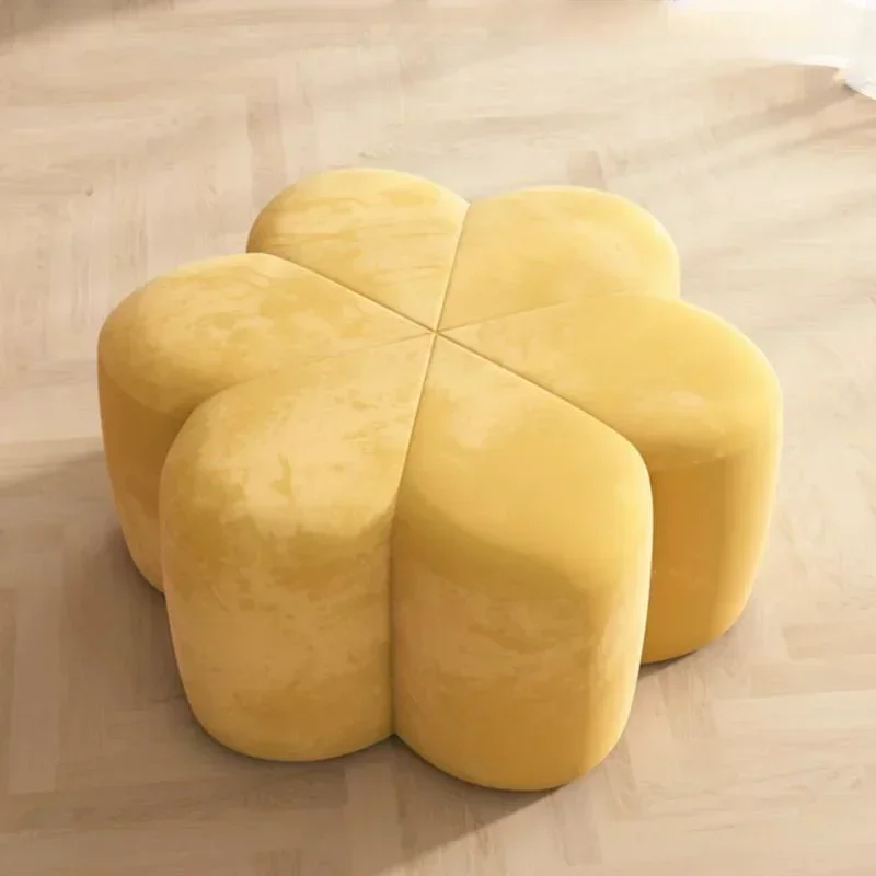 Valma Sofa Stool Living Room Netflix Round Stool Seat Pier Footrest Creative Waterproof Technology Fabric