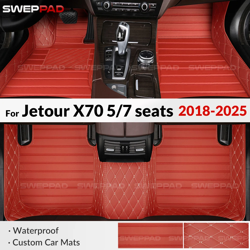 

SWEPPAD для Jetour X70 5/7 мест 2018-2025 24 23 22, автомобильный напольный коврик, автомобильный ковер, аксессуары для интерьера, защитный