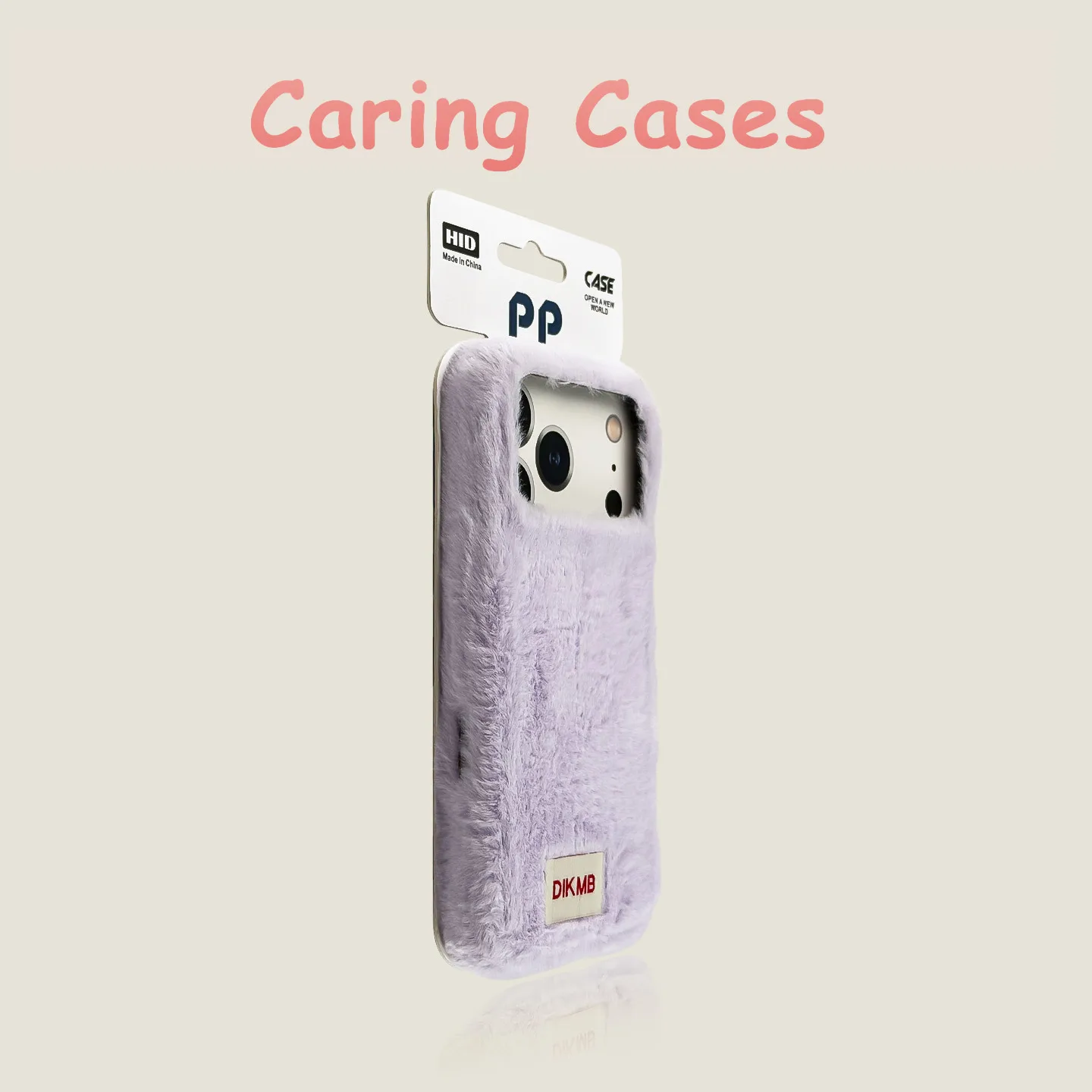 For iPhone 18 Pro Max Case Rabbit Fur Candy Color Anti-Drop Full-Bumper Cover Unique Autumn/Winter Case with iPhone 17 16 15 14