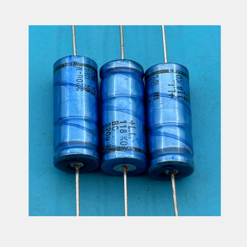 

BC 220 мкФ 40 В осевой конденсатор старого типа, аудиофильтр, размер муфты 10*25 мм, оригинальный запас в наличии