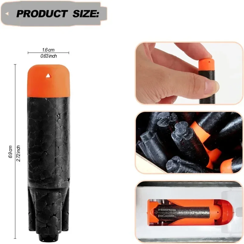 Paquet de recharge de nouvelles balles noires pour pistolets Ultra jouets, 80 pièces, le jeu de Sniper ultime dans les fléchettes, Compatible uniquement Ultra Blaster