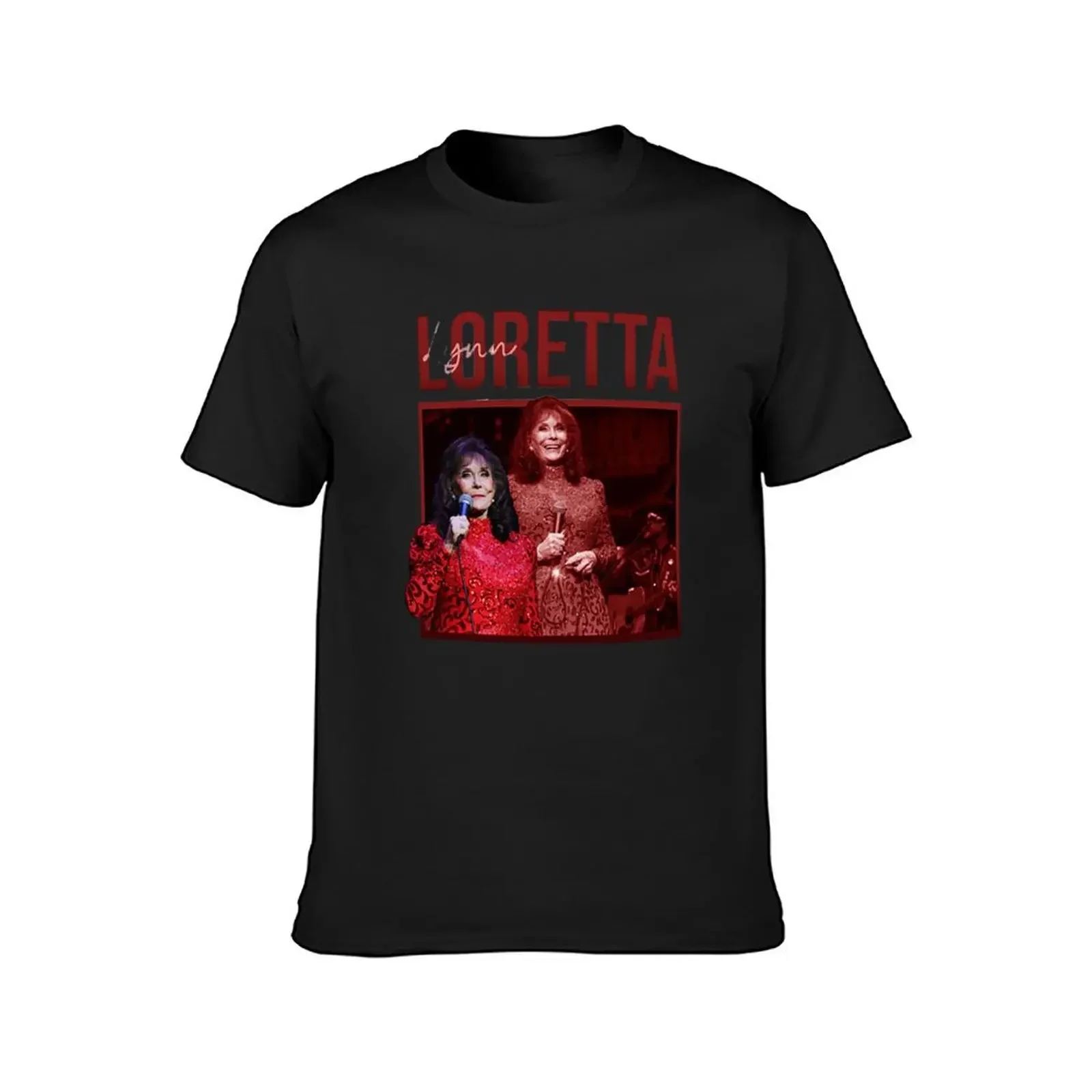 loretta red rip T-Shirt anime t shirts vintage graphic tee mens white t shirts