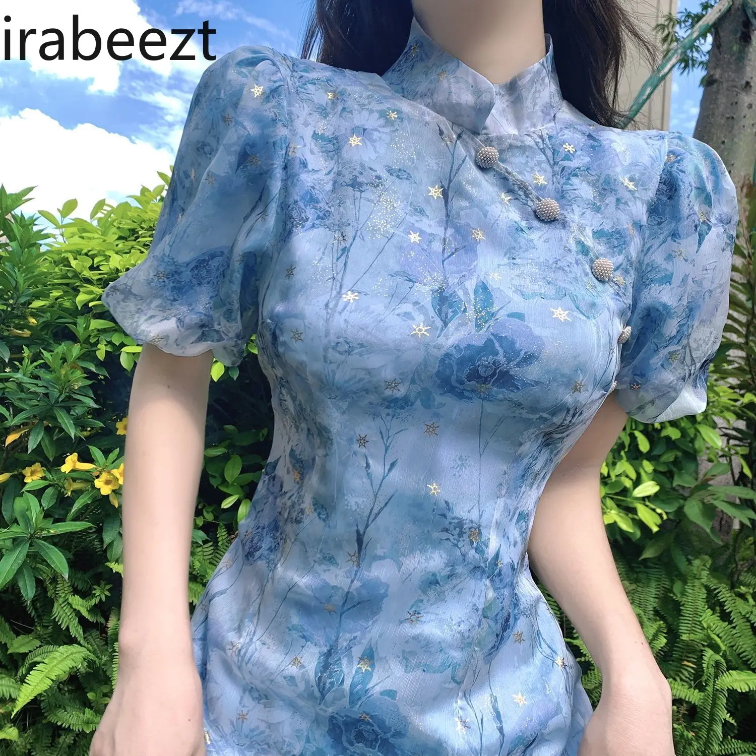 

Французское винтажное платье Ципао, новинка 2025, женское платье Cheongsam с цветочным принтом в стиле ретро, облегающее элегантное вечернее платье на заказ в китайском стиле