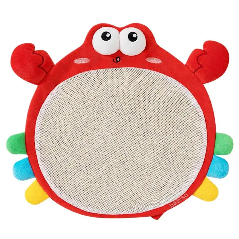Baby Sensory Toys Crab Bean Bag Calming Sensory Toys Animal Plush Early Educational Dolls Hand-Eye Coordination Sleep Aid For