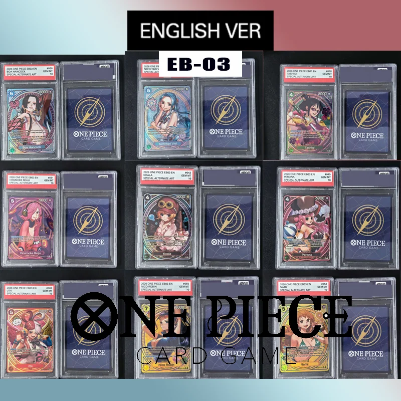 

Diy English Rating Card 2026 One Piece Eb03-Extra Booster -One Piece Heroines Edition Nami Reiju Boa Hancock Collection Card