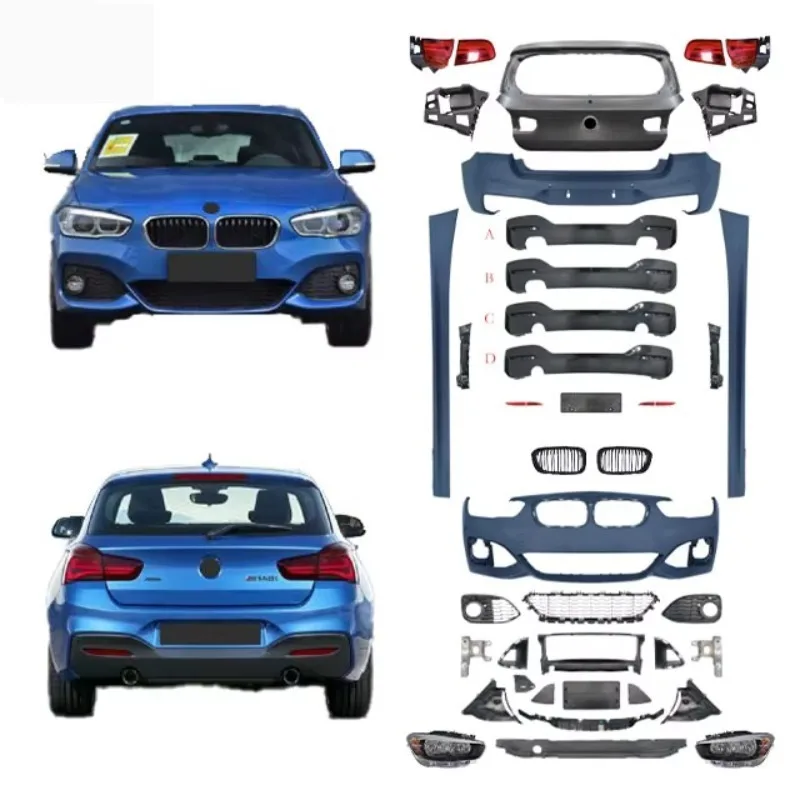 

Factory for 1 Series F20 12-14 to 15-18 MT Style Front Rear Bumper Tuning Body Kit Upgrade Car Parts Bodykit