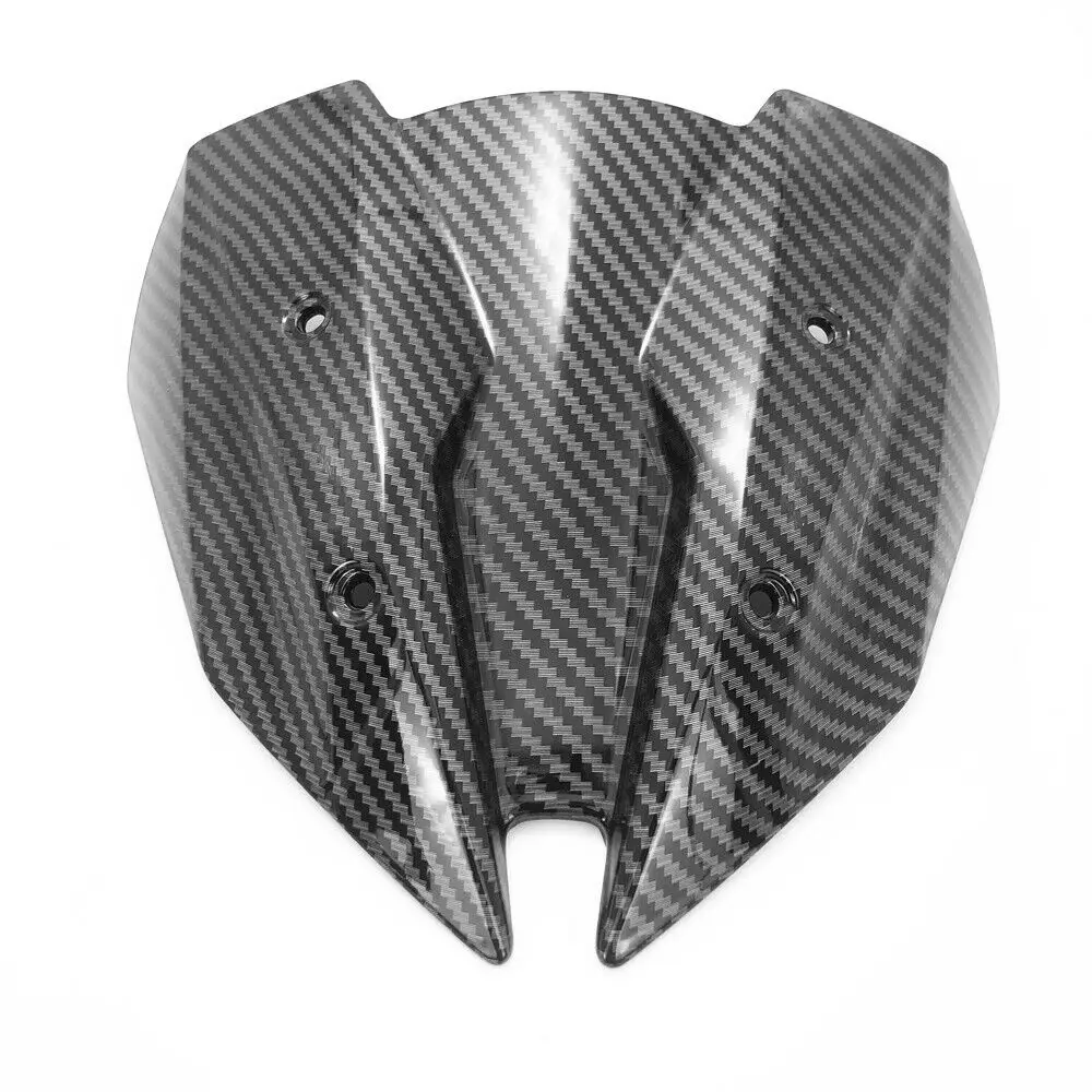 

100% High quanlity ABS Material Carbon Fiber Pattern Front Windshield Screen Fairing For Kawasaki Z300 Z250 2013-2017