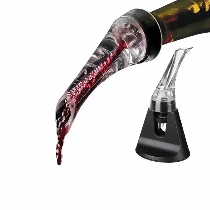 

Magic Wine Decanter Wine Aerator Pourer Spout Decanter Wine Aerator Quick Aerating Pouring Tool Pump Portable Filter