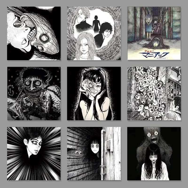 

62pcs Tomie Character stickers Junji Ito Horror Comic Material Decoration Phone DIY Notebook Waterproof Stickers