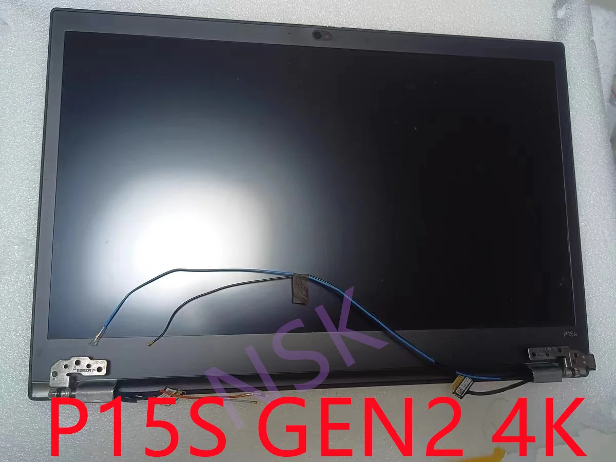 Original FOR Lenovo ThinkPad P15s Gen2 T15 Gen2 4K upper set screen axis camera complete set 100% TEST OK