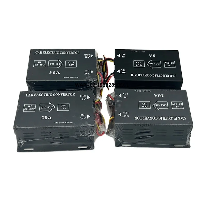 High Quality 24V to 12V Car Power Step Down Converter 5A/10A/20A/30A New Condition Vehicle Power Converter
