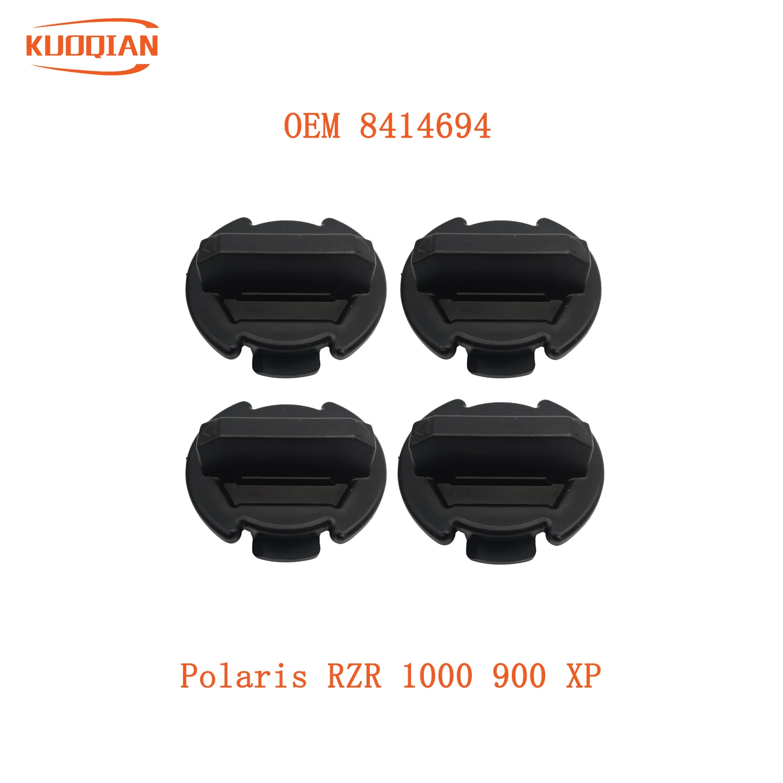 

4 Pcs Black For Polaris RZR 1000 900 XP 4 Turbo Twist Floor Drain Plug Trap Seal OEM 8414694 2014 2015 2016