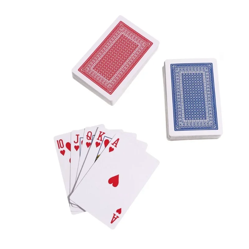 Naipes estándar impermeables 54 tamaño PVC King Poker Country juego de mesa de entretenimiento Soha para adultos 57X87mm