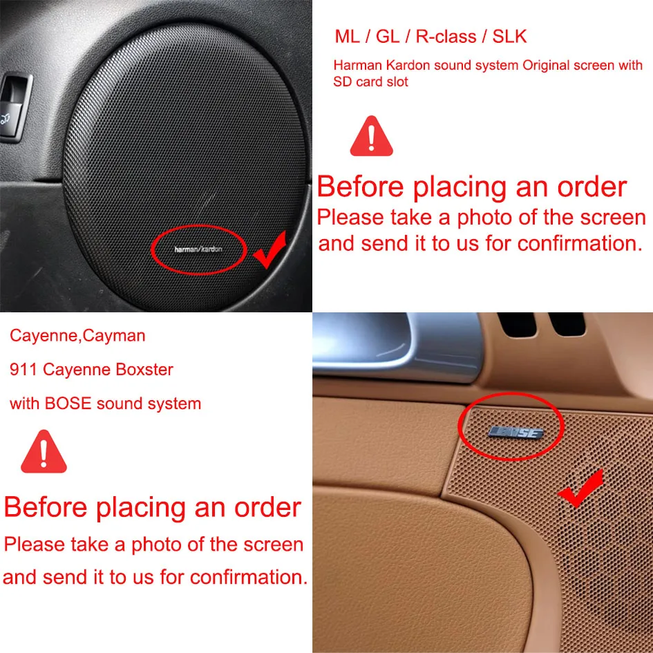 Car Optical Fiber Decoder Box Amplifier Adapter For Porsche Cayenne 911 For Mercedes Benz ML / R / GL / SLK/W164 W251 AUX