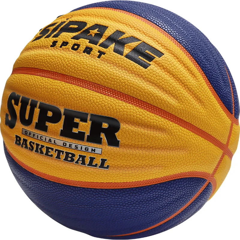 원래 크기 6 실내/실외 PU 가죽 공, 학교 농구, 성인 여성 농구 경쟁 훈련에 적합