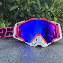 IOQX Motocross Red Goggles Cycling MX ATV Motorcycle Helmet Glasses Off-road Racing Riding Goggles Dirt Bike Gear Moto glasses