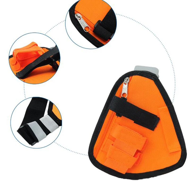 Sac de Poitrine Réglable pour Talkie Walperforé, Radio SFP, Triangle Avant, Poudres, Holster, Étui de Transport