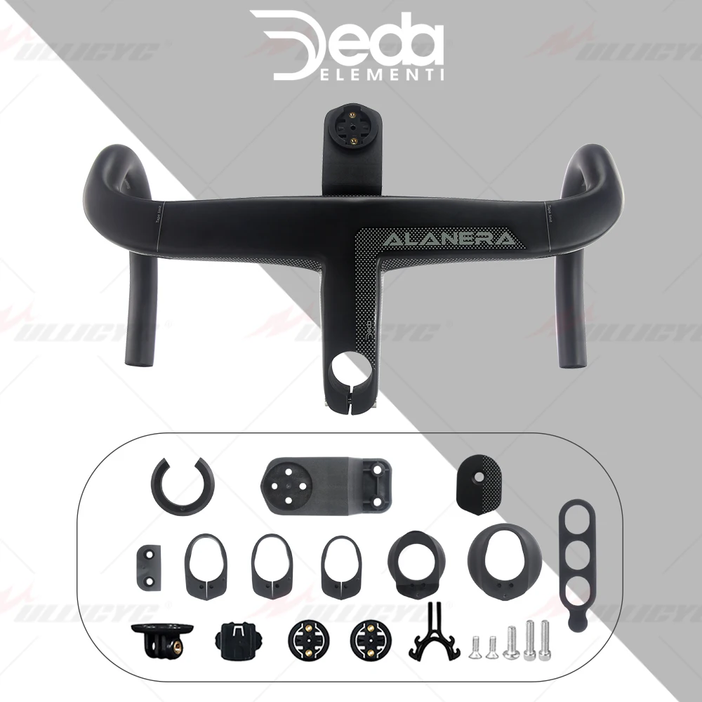 

DEDA ALAENRA-Road Integrated Cockpit Полностью внутренний руль с кабелем 28,6 мм Карбоновый руль с коробкой