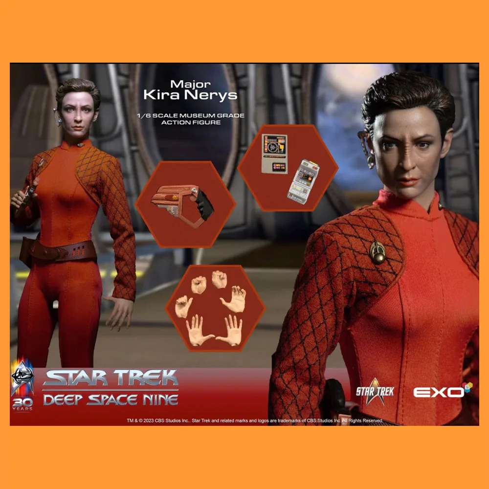 

Collectible EXO-6 Star Trek 1/6 Scale Science Fiction Film Brave Exploration Colonel Nerys Full Set 12'' Female Action Figure