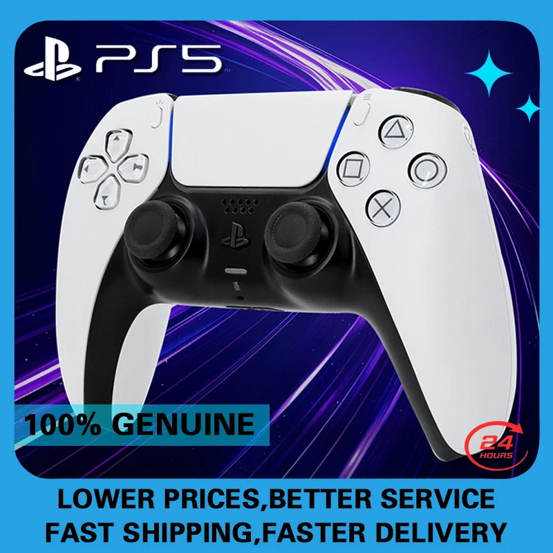 Sony Ps5 Wireless Controller Original Playstation 5 Game Console Accessories Remote Control DualSense Wireless Controller