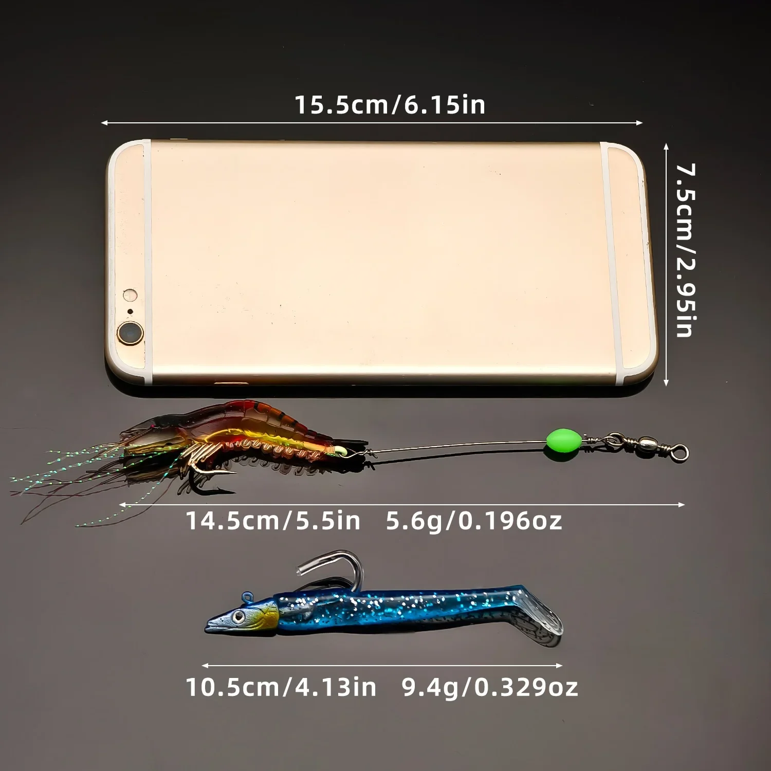 ANFS 12 ชิ้นเหยื่ออ่อนเหยื่อตกปลาประดิษฐ์การออกแบบสารพัน, กุ้ง Bionic เหยื่ออ่อน, อุปกรณ์ตกปลากลางแจ้ง