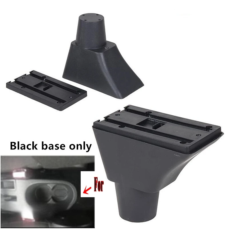 For peugeot 207 armrest box Interior Parts special Retrofit parts Car Armrest Center Storage box with USB LED light