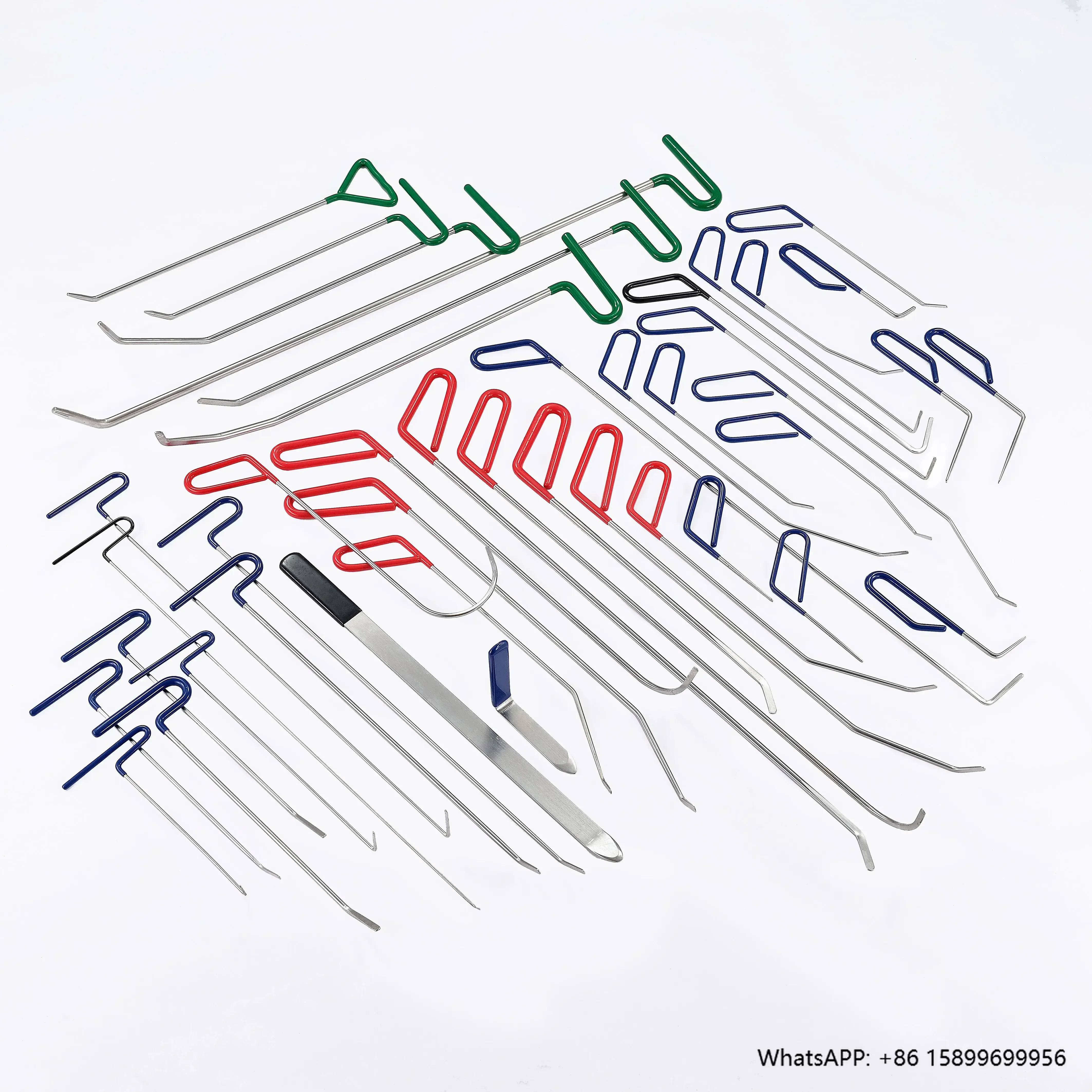 

42-Piece Universal Steel Paintless Dent Removal Tool Set for Car Repair