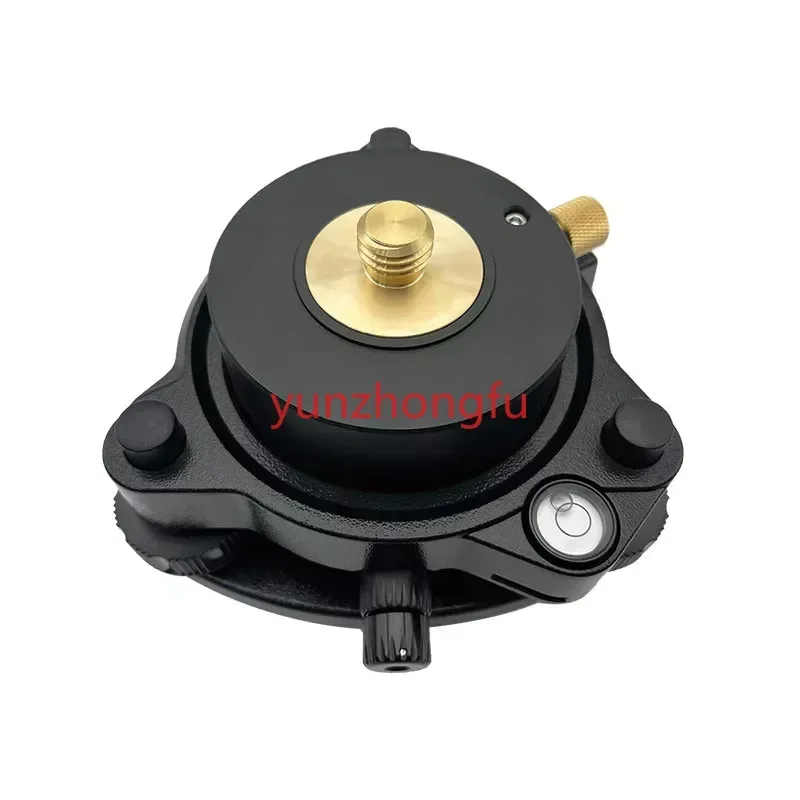 High Quality Black Three-Jaw Tribrach + T5 Fixed Adapter 5/8