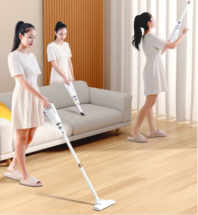 Rechargeable Wireless Vacuum Cleaner – Silent, Super Suction Wet/Dry Vacuum For Home, Car & Mite Removal